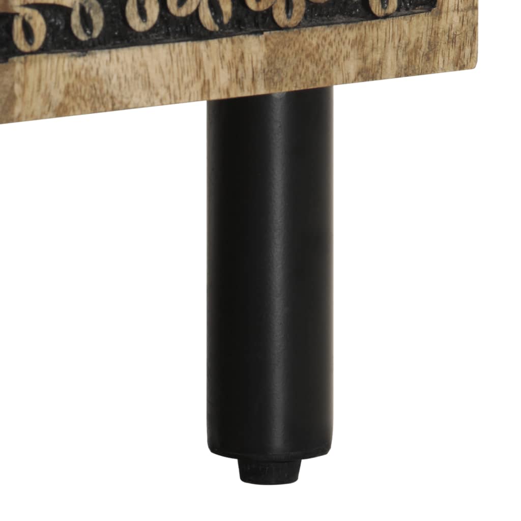 Meuble TV 105x33x46 cm Bois massif de manguier - XIOS