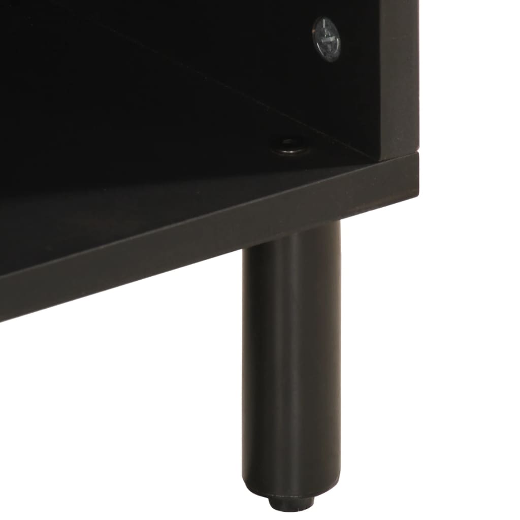 Meuble TV 100x33x46 cm bois massif de manguier - XIOS