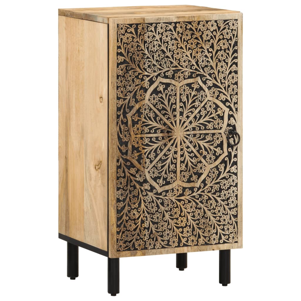 Armoire latérale 40x33x75 cm bois massif de manguier - XIOS