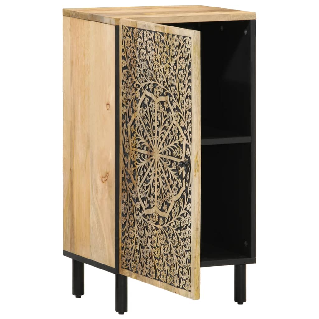 Armoire latérale 40x33x75 cm bois massif de manguier - XIOS
