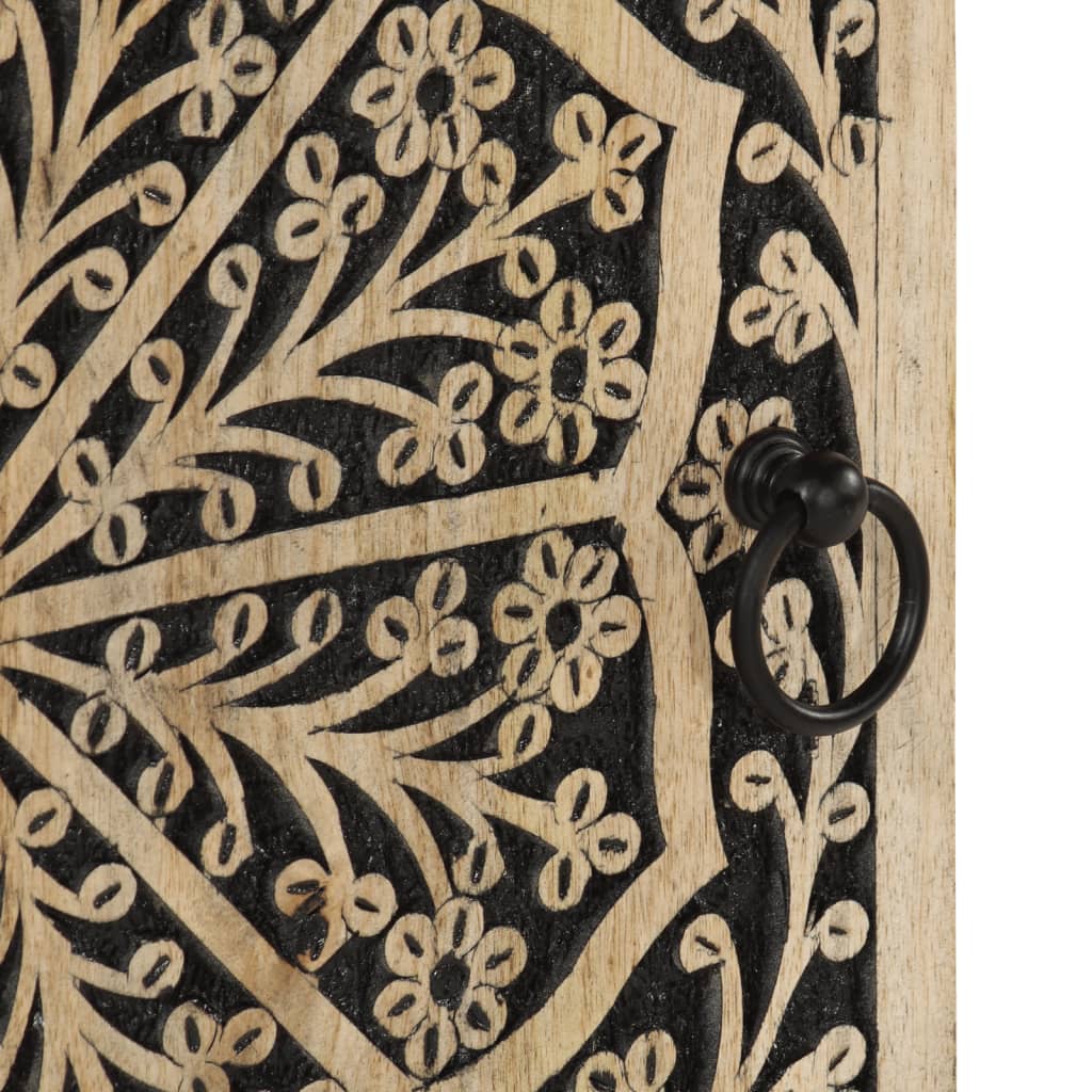 Armoire latérale 40x33x75 cm bois massif de manguier - XIOS