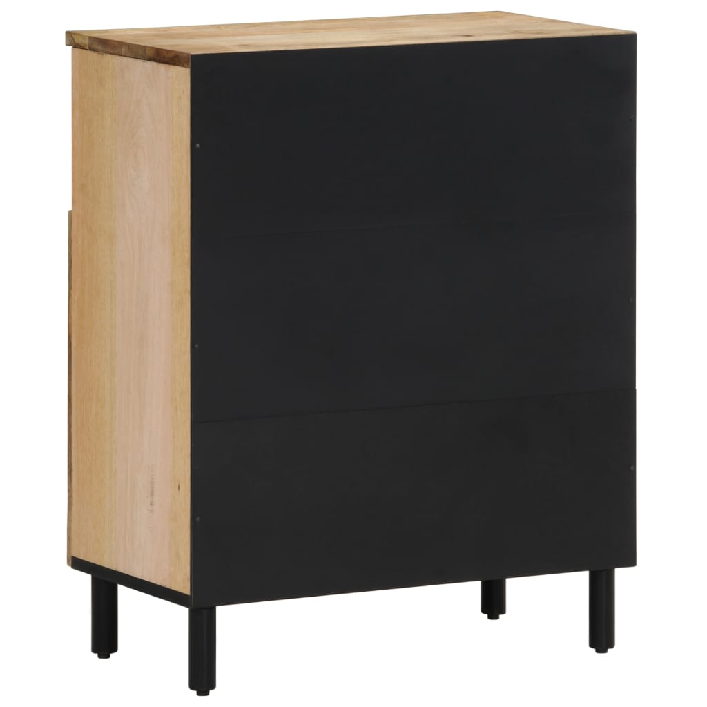 Armoire latérale 60x33x75 cm bois massif de manguier - XIOS