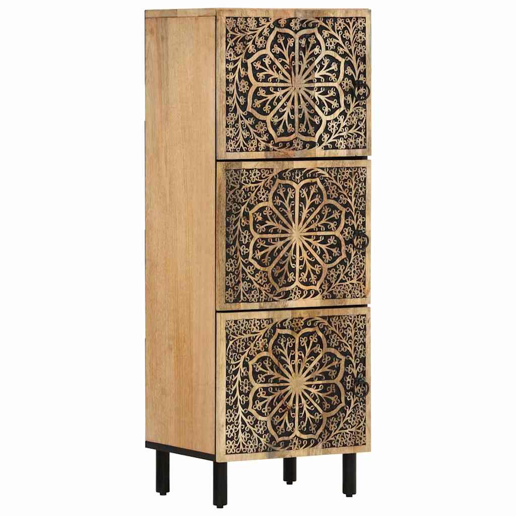 Armoire latérale 40x33x110 cm bois massif de manguier - XIOS