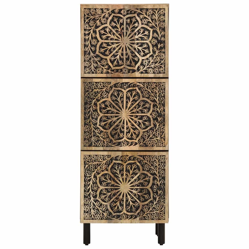 Armoire latérale 40x33x110 cm bois massif de manguier - XIOS