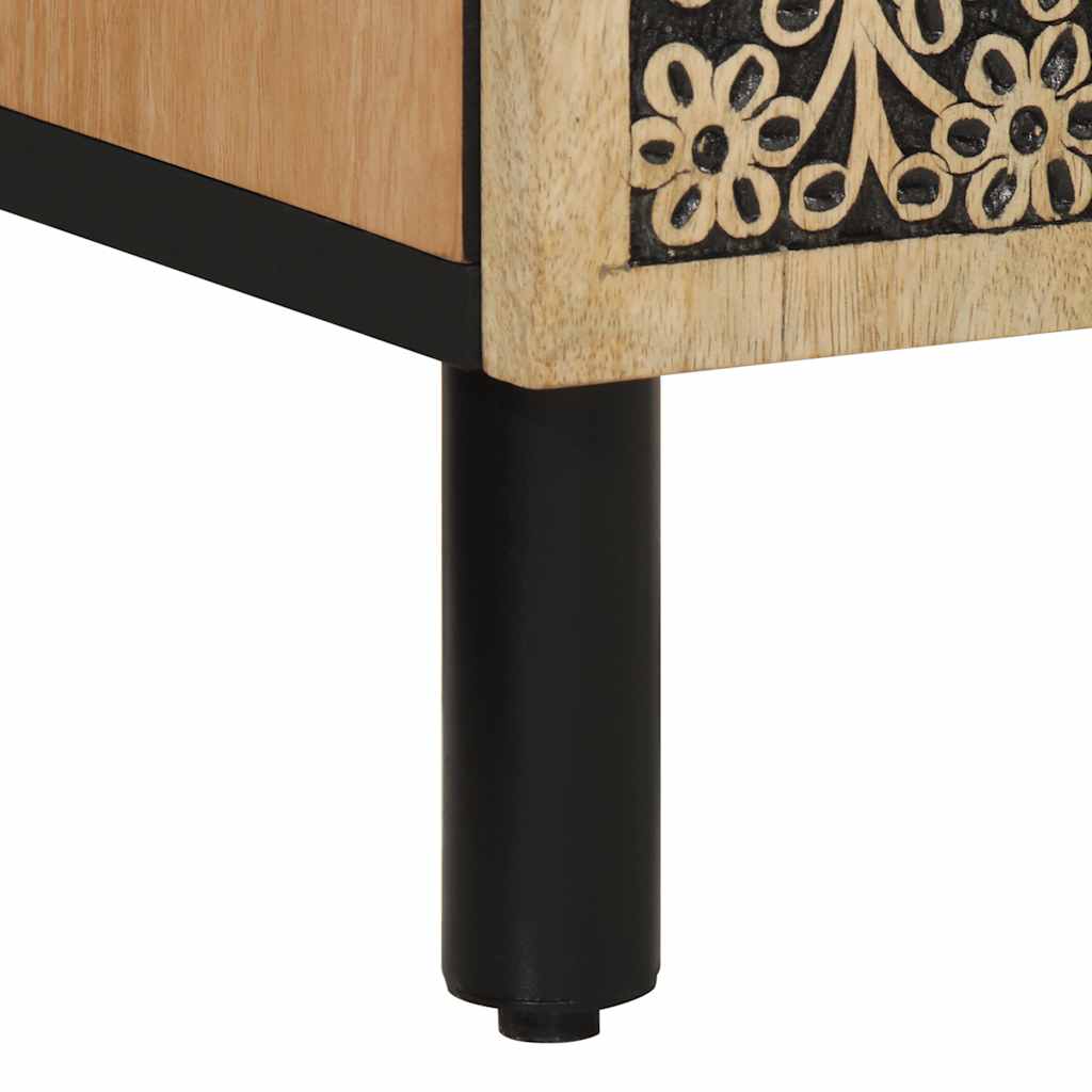 Armoire latérale 40x33x110 cm bois massif de manguier - XIOS