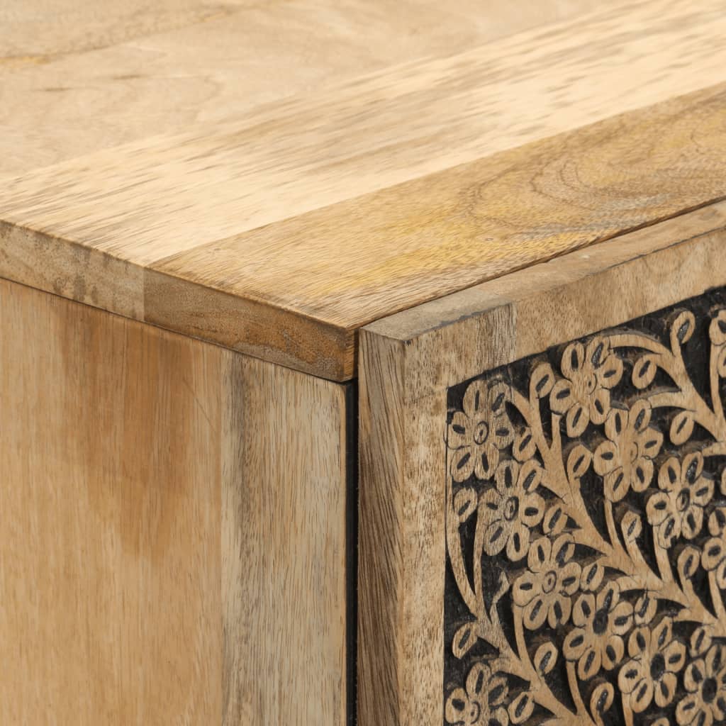 Buffet 60x33x100 cm bois de manguier massif - XIOS