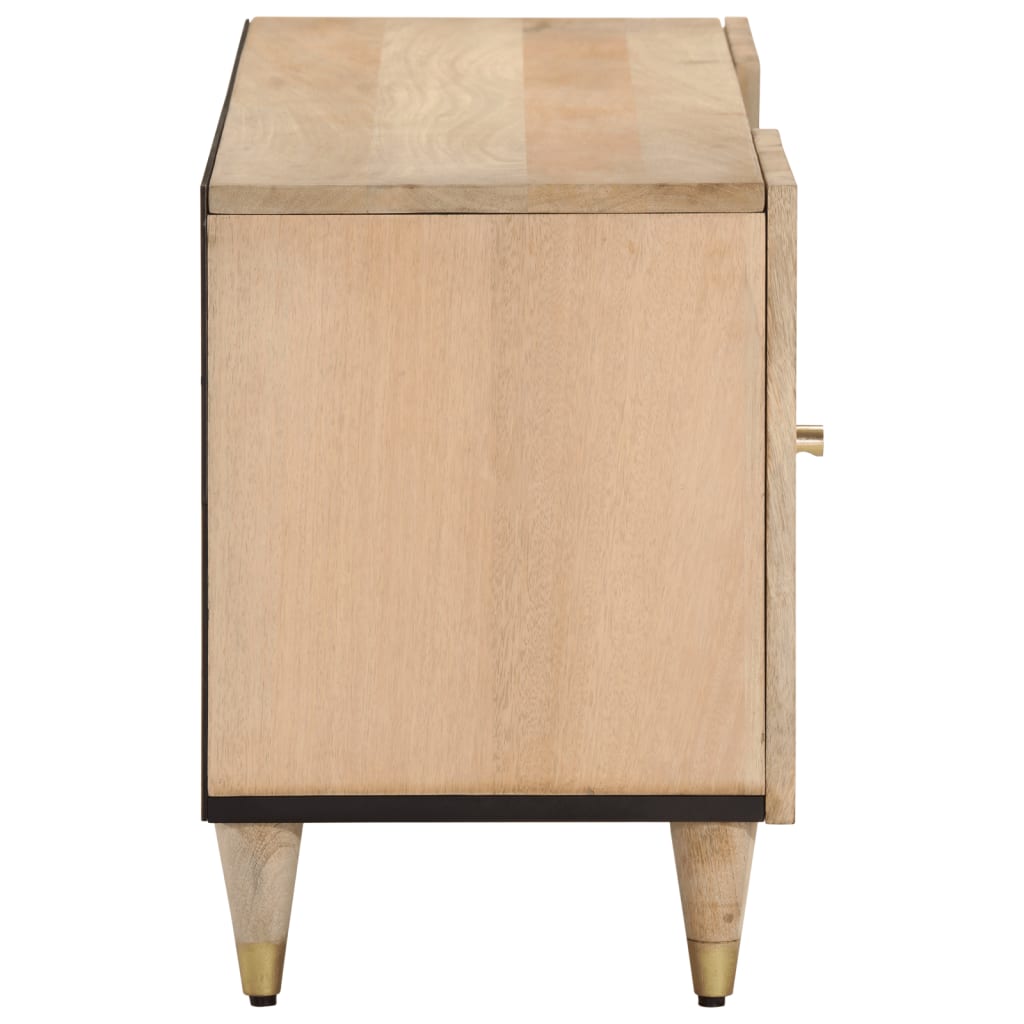 Meuble TV 105x33x46 cm Bois massif de manguier - XIOS