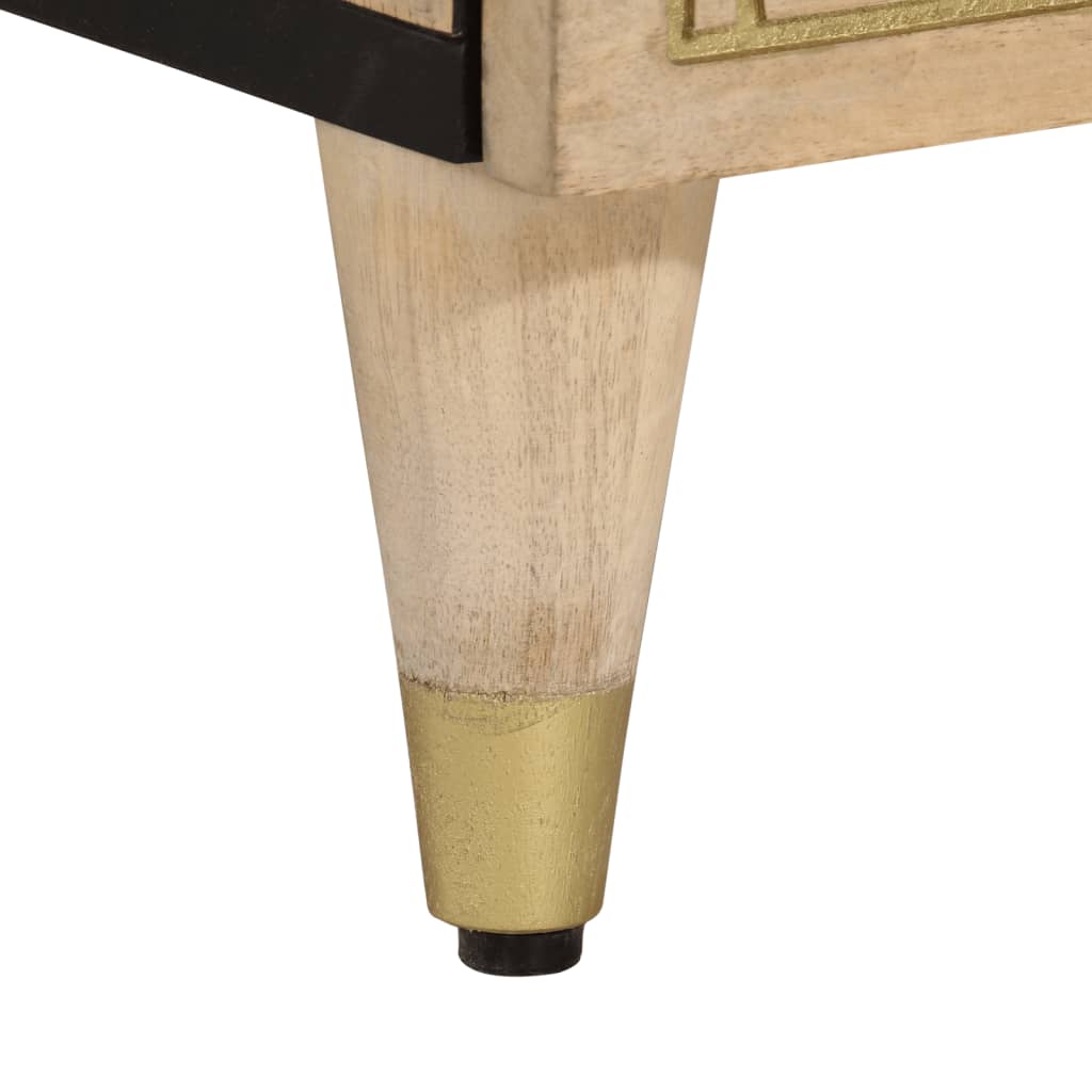 Meuble TV 105x33x46 cm Bois massif de manguier - XIOS