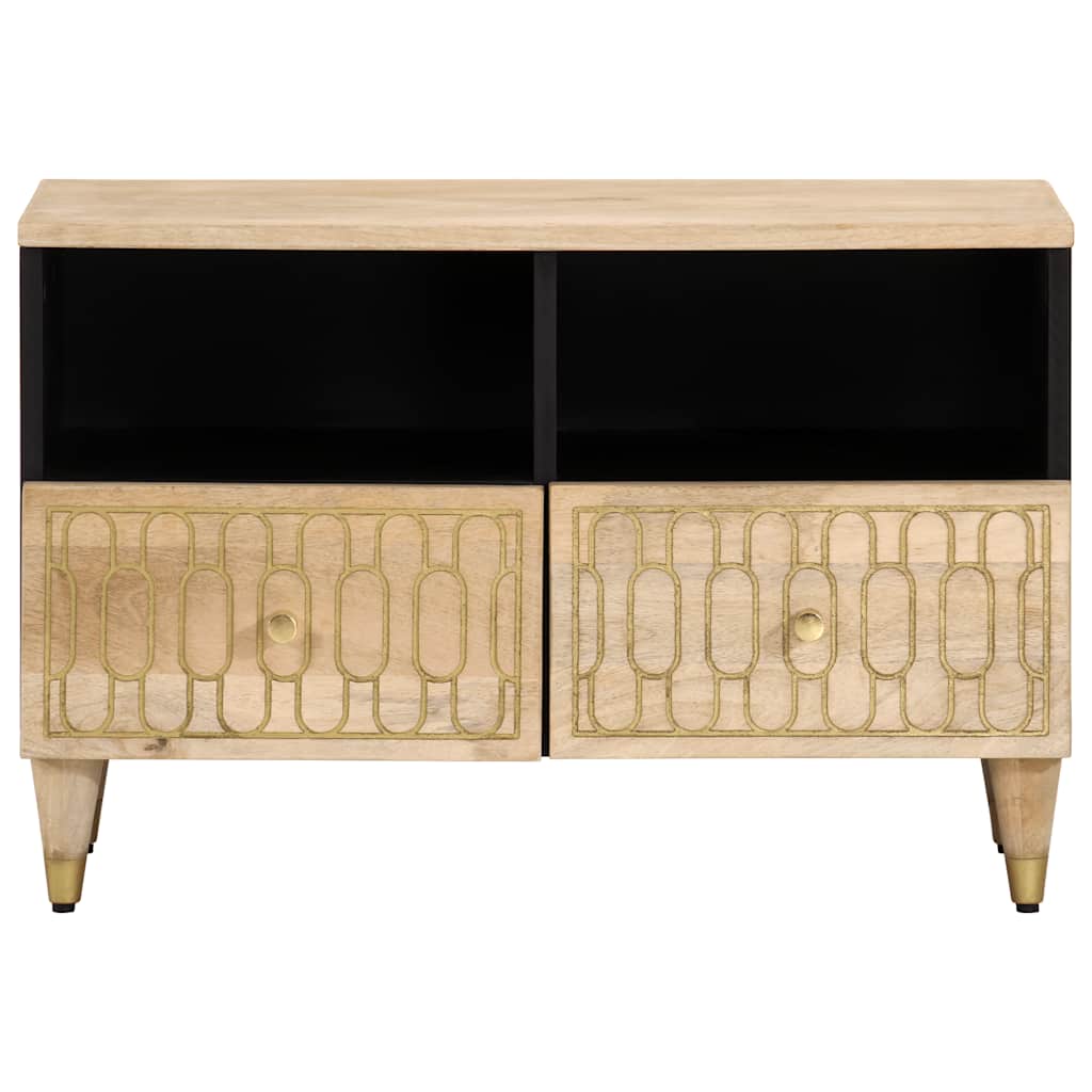 Meuble TV 70x33x46 cm Bois massif de manguier - XIOS