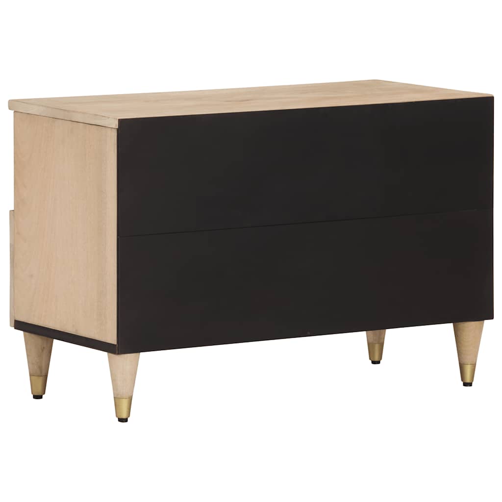 Meuble TV 70x33x46 cm Bois massif de manguier - XIOS