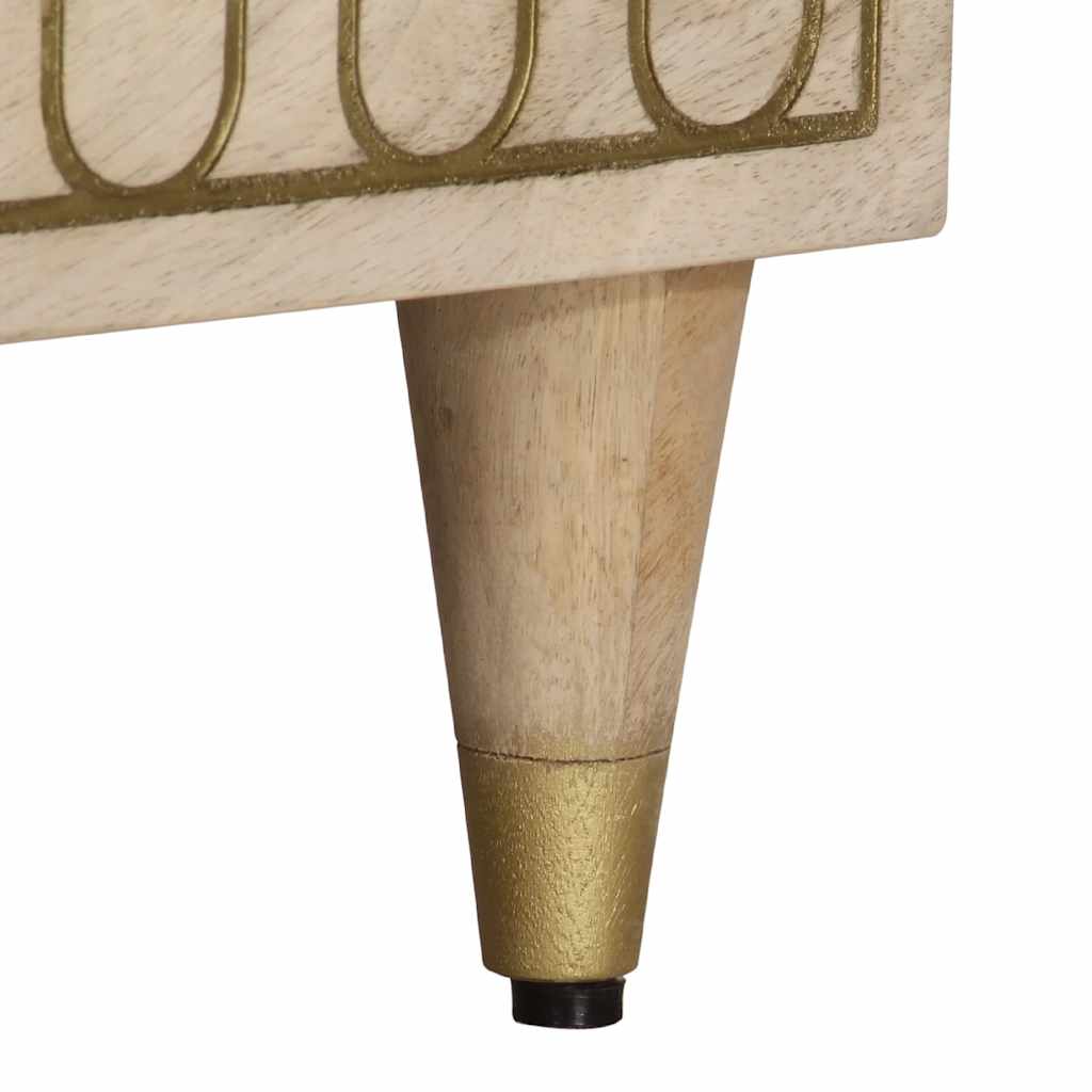 Meuble TV 70x33x46 cm Bois massif de manguier - XIOS