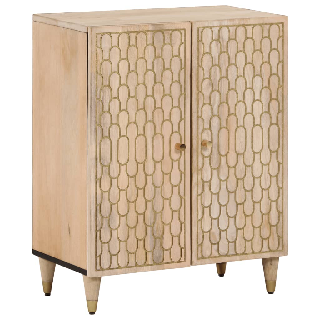 Armoire latérale 60x33x75 cm bois massif de manguier - XIOS