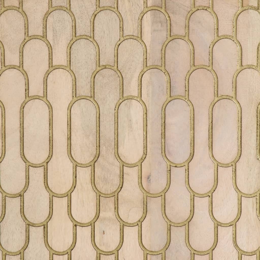 Armoire latérale 60x33x75 cm bois massif de manguier - XIOS