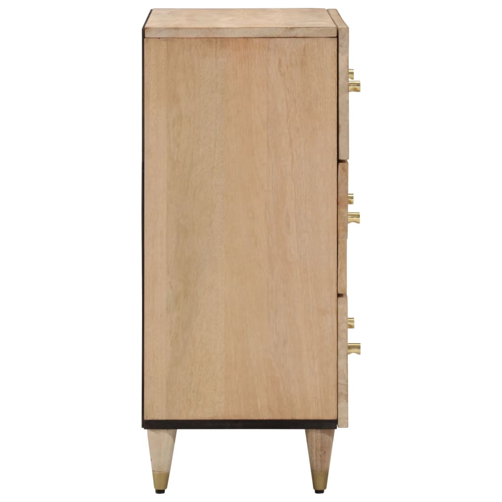 Armoire latérale 60x33x75 cm bois massif de manguier - XIOS