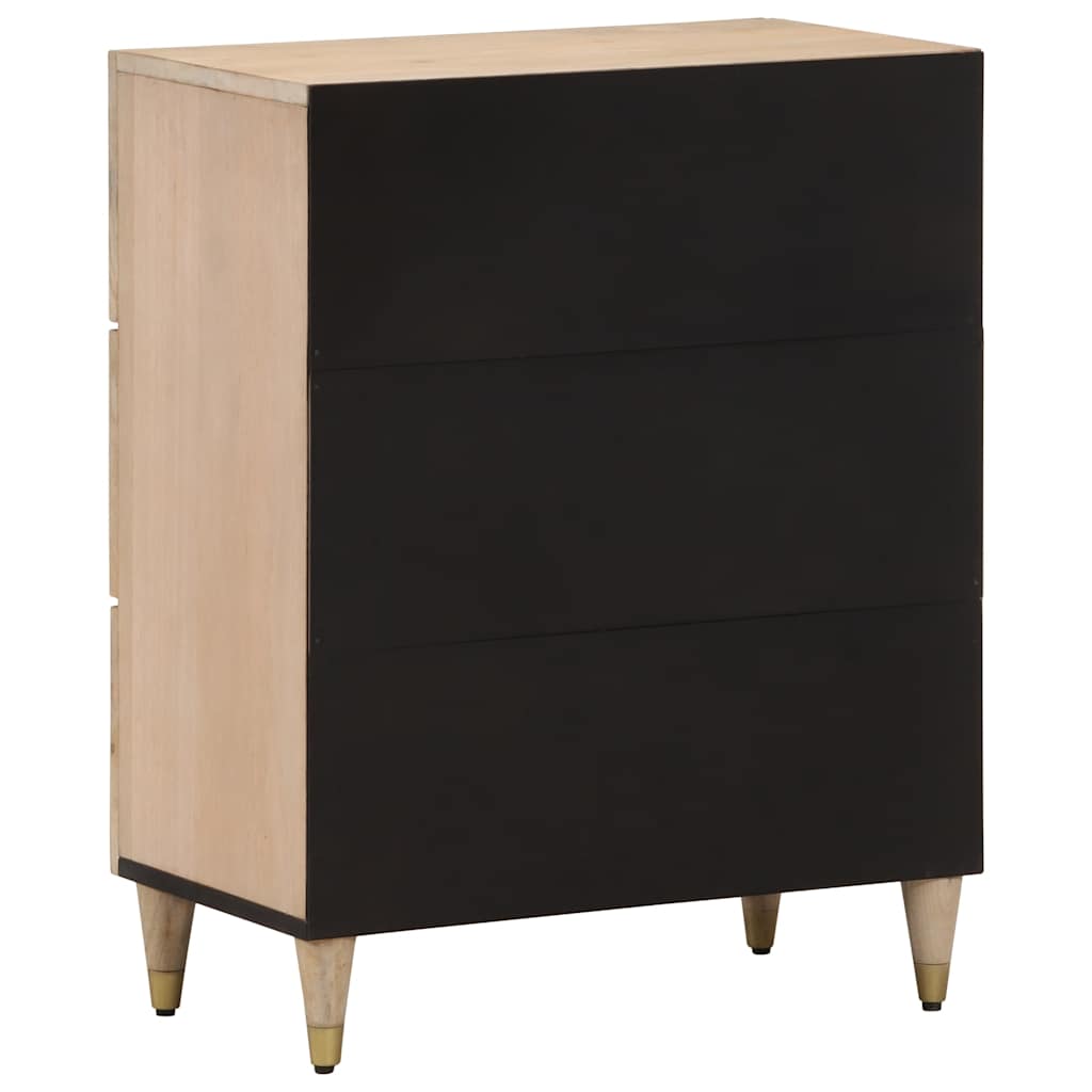 Armoire latérale 60x33x75 cm bois massif de manguier - XIOS