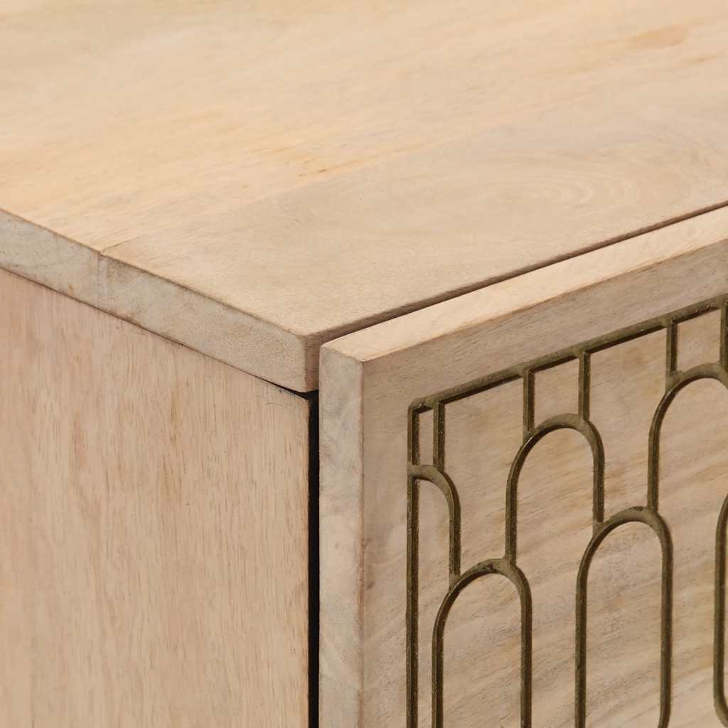 Armoire latérale 60x33x75 cm bois massif de manguier - XIOS