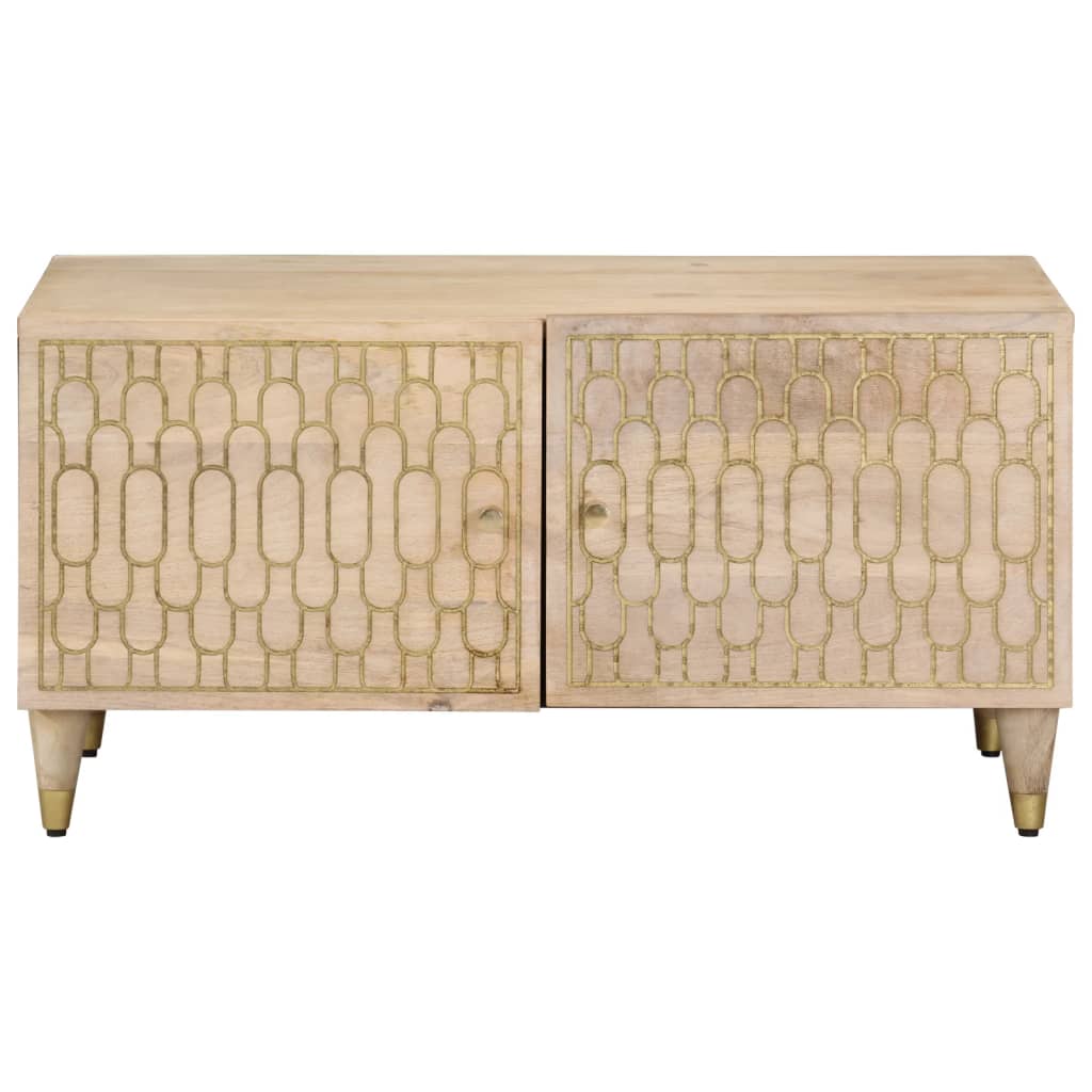 Table basse 80x50x40 cm bois de manguier massif - XIOS