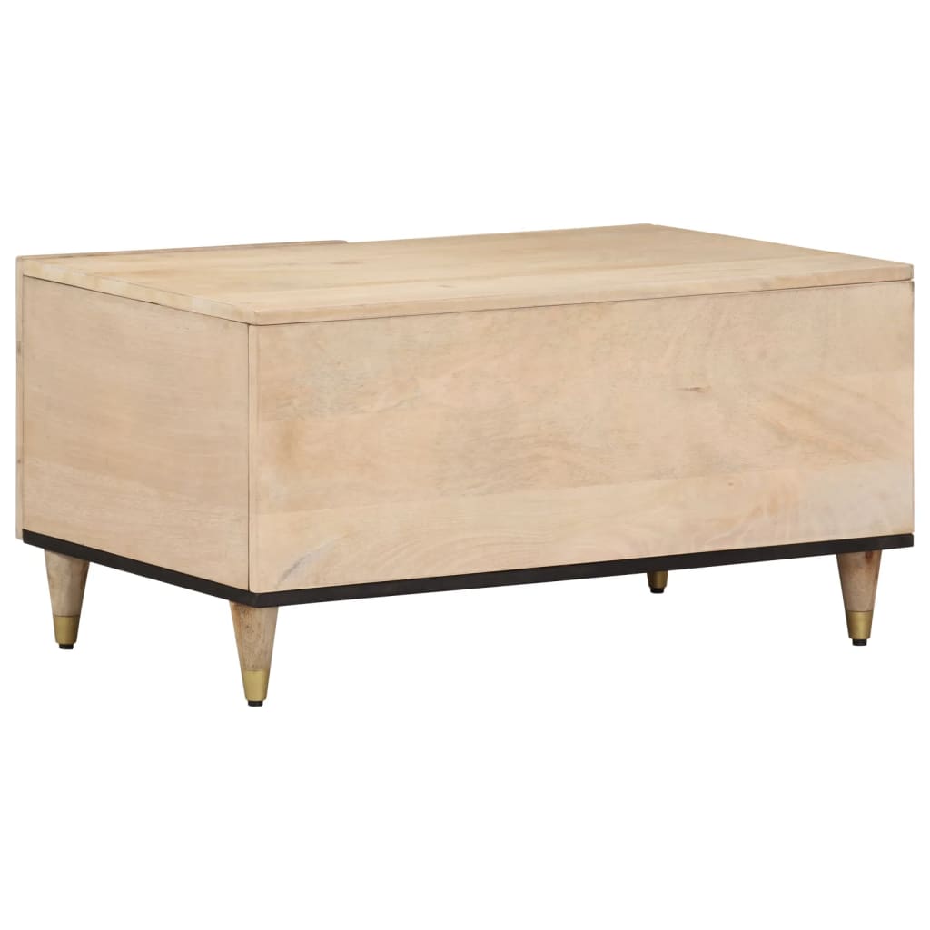 Table basse 80x50x40 cm bois de manguier massif - XIOS