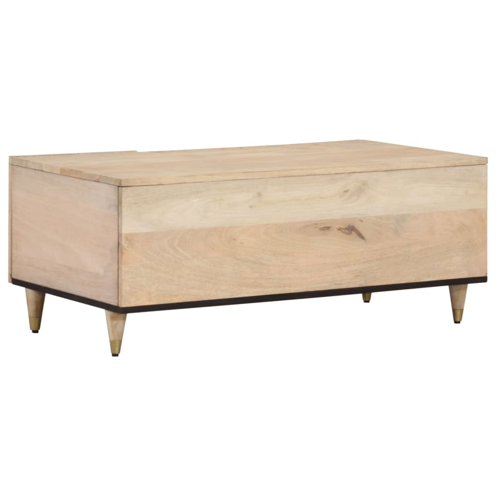 Table basse 100x54x40 cm bois de manguier massif - XIOS