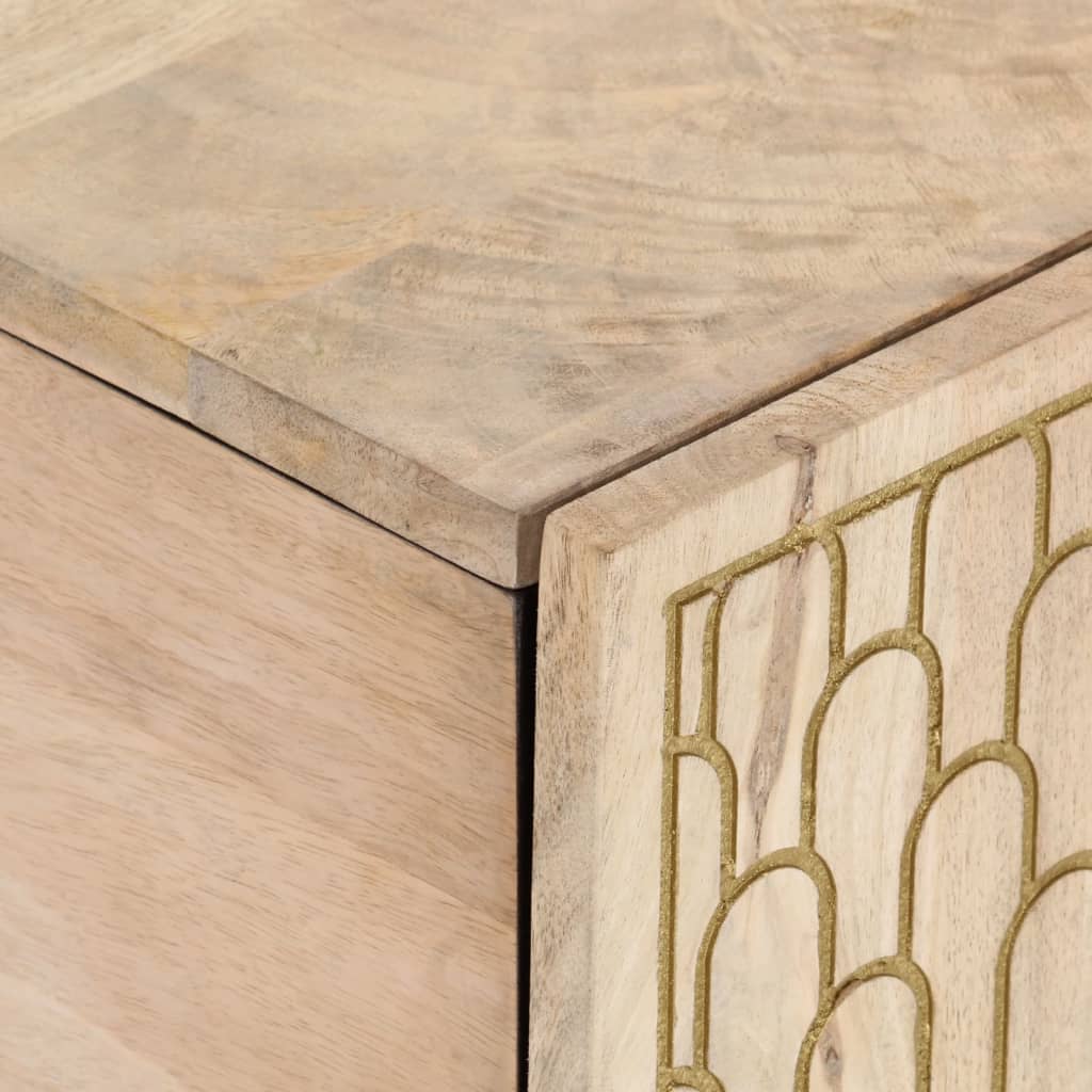 Table basse 100x54x40 cm bois de manguier massif - XIOS