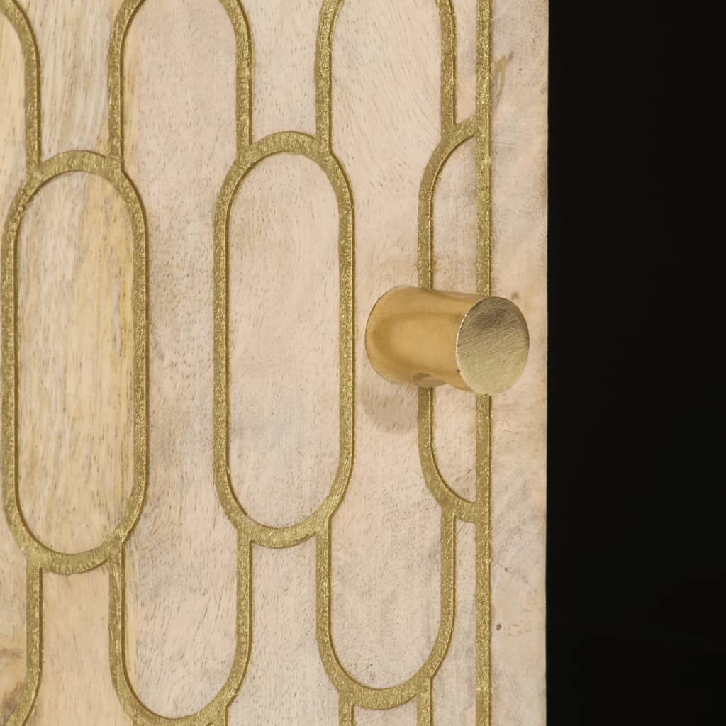 Table basse 100x54x40 cm bois de manguier massif - XIOS