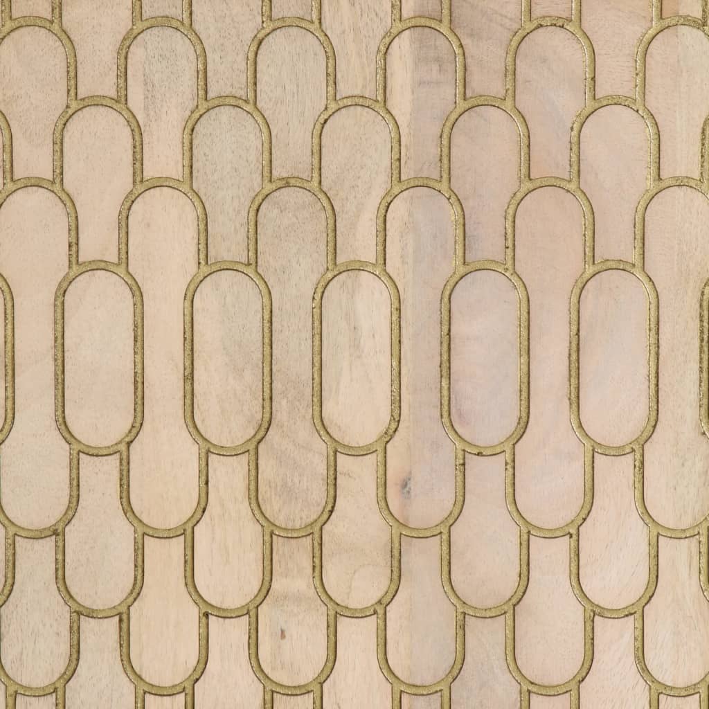 Meuble TV 80x31x46 cm bois massif de manguier - XIOS