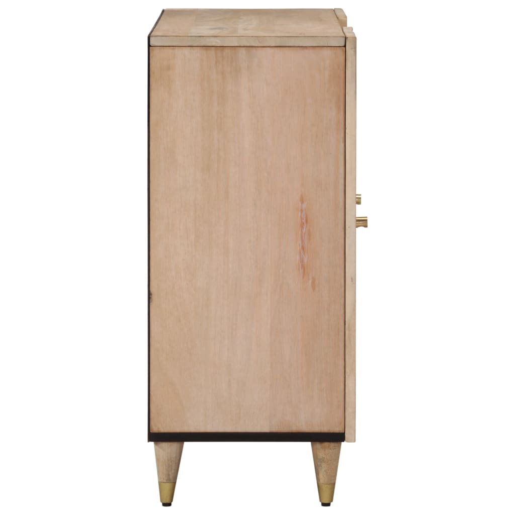 Armoire latérale 90x33x75 cm bois massif de manguier - XIOS