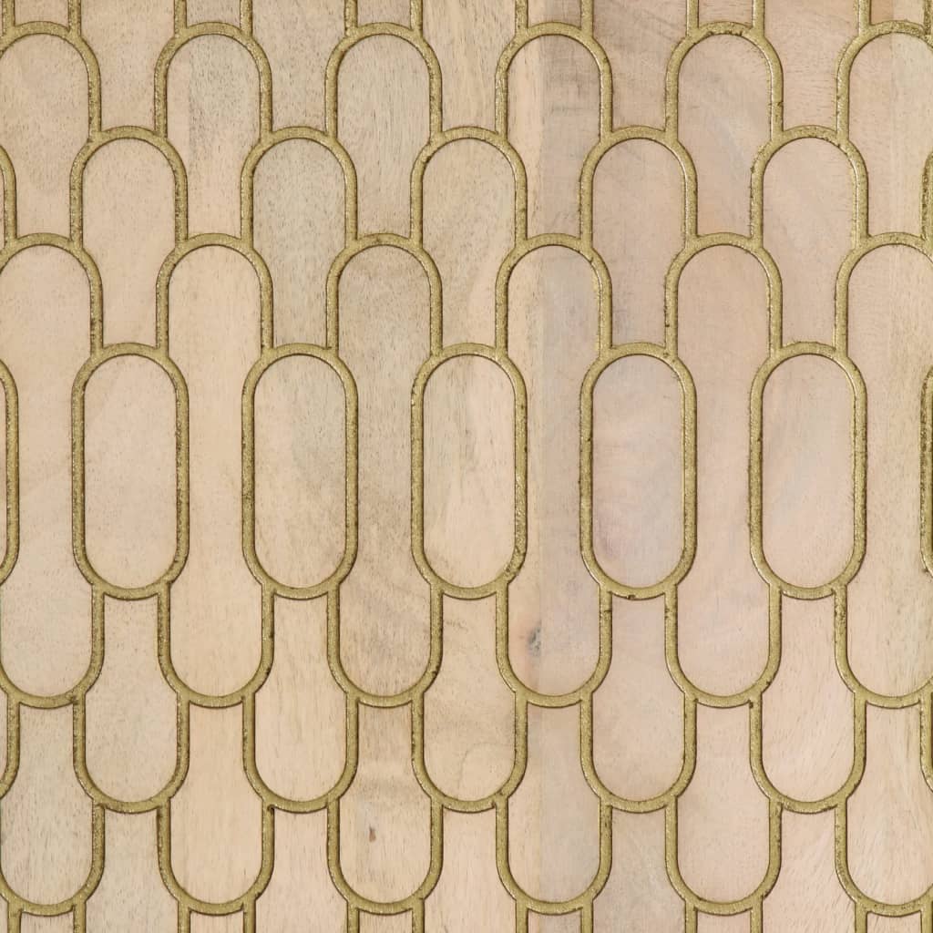 Armoire latérale 90x33x75 cm bois massif de manguier - XIOS