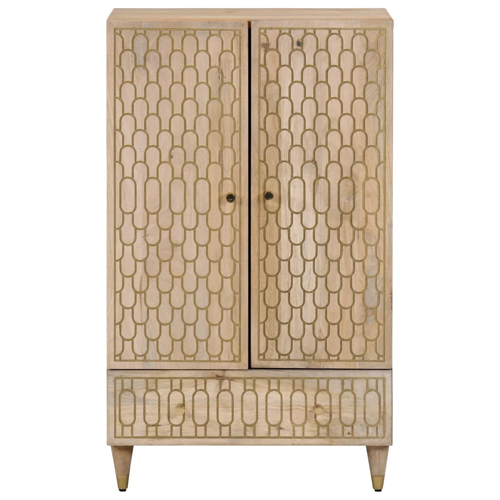 Buffet 60x33x100 cm bois de manguier massif - XIOS