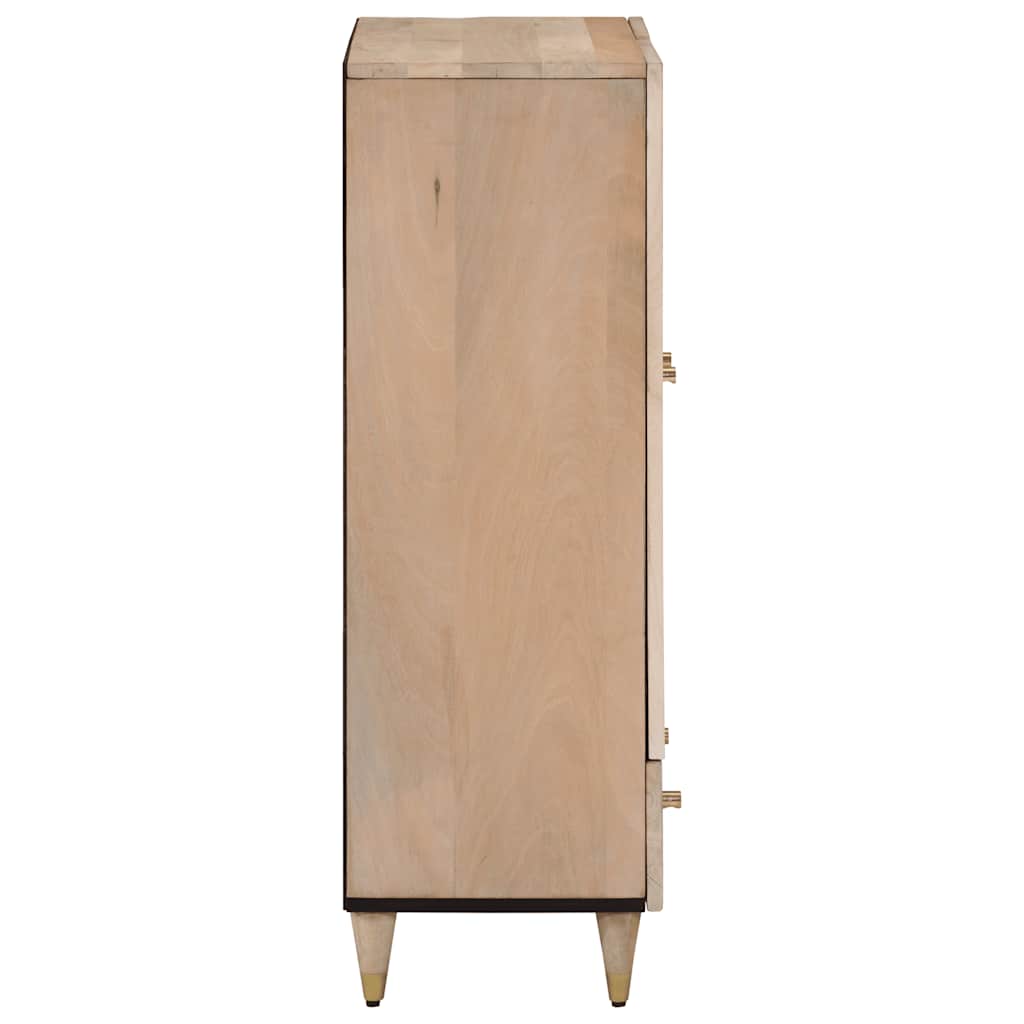 Buffet 60x33x100 cm bois de manguier massif - XIOS
