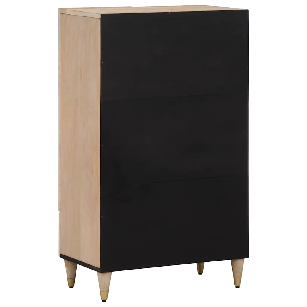 Buffet 60x33x100 cm bois de manguier massif - XIOS