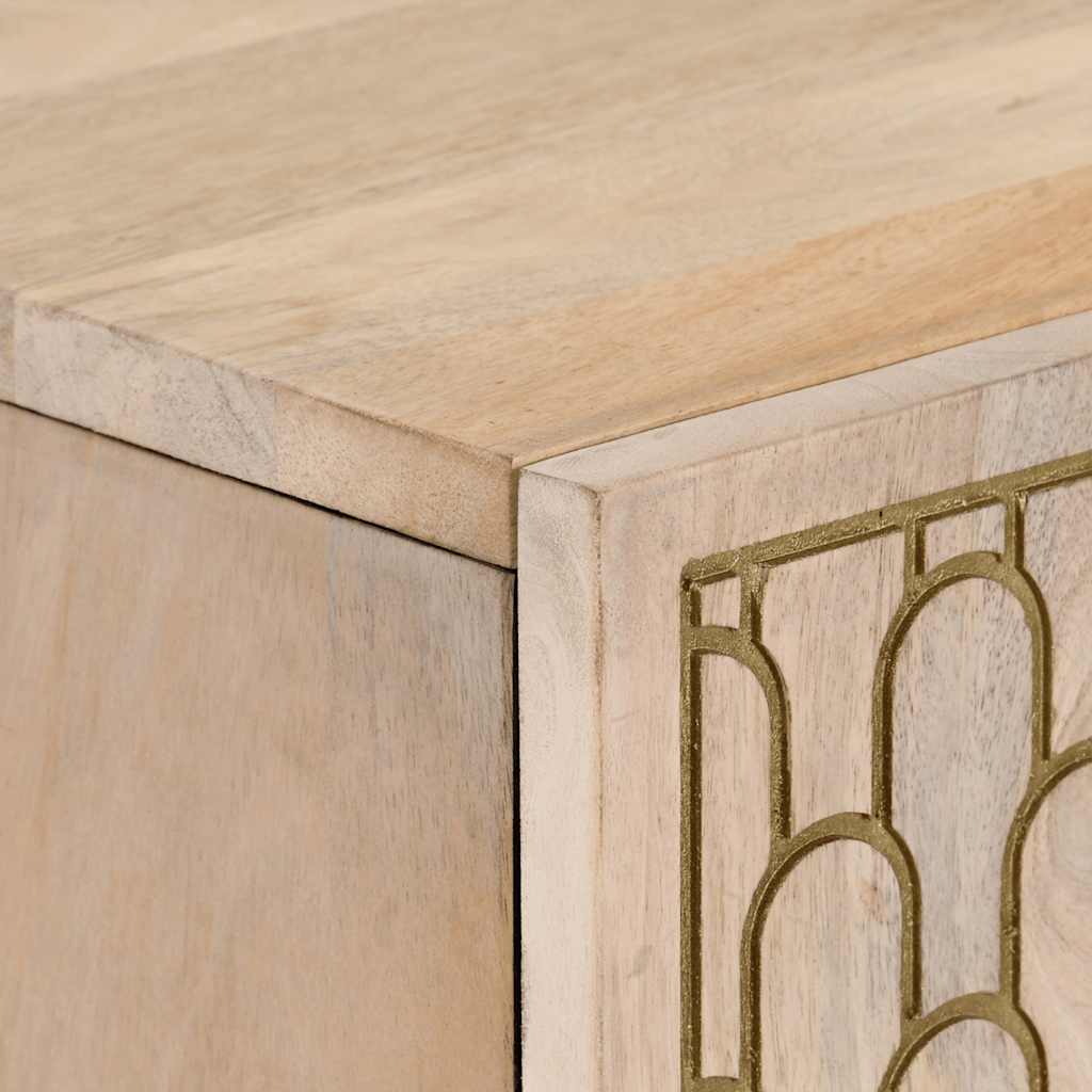 Buffet 60x33x100 cm bois de manguier massif - XIOS