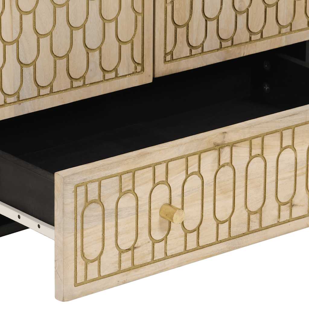 Buffet 60x33x100 cm bois de manguier massif - XIOS