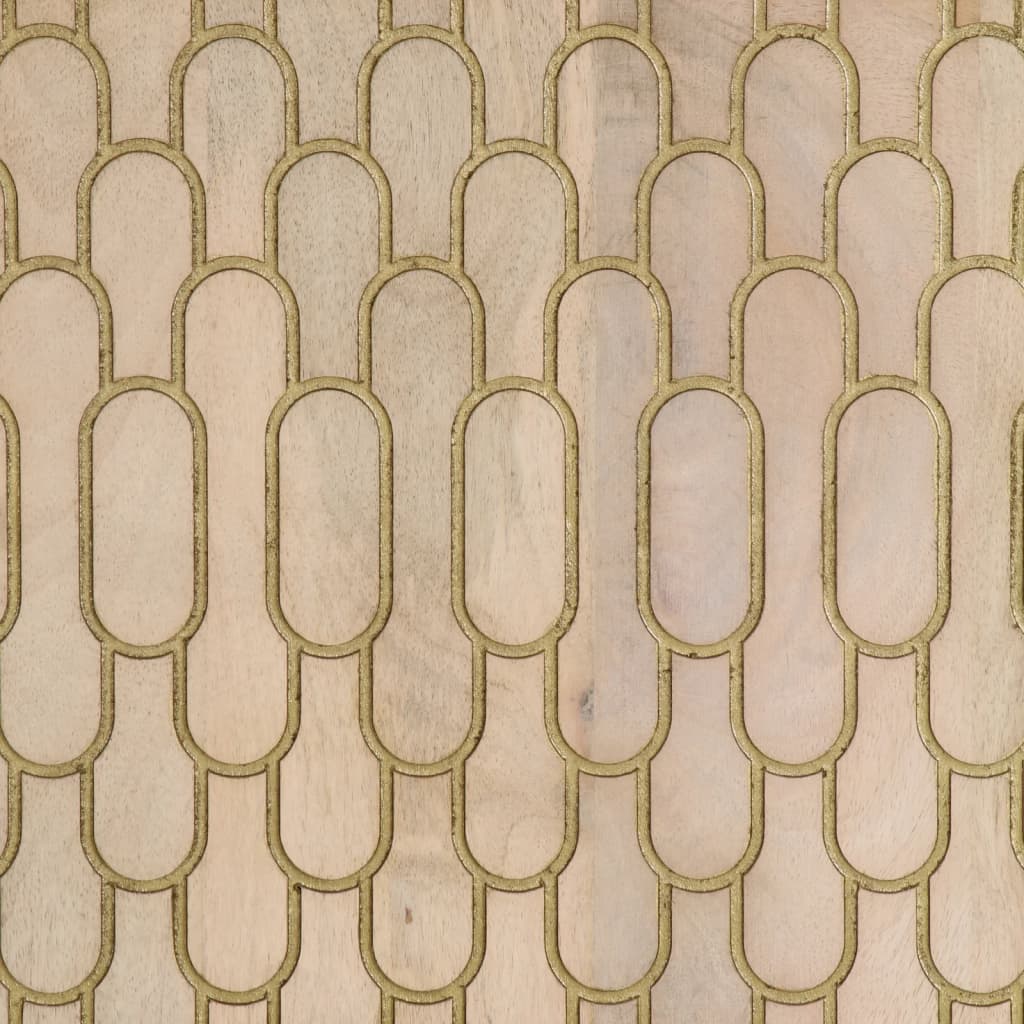 Buffet 60x33x100 cm bois de manguier massif - XIOS