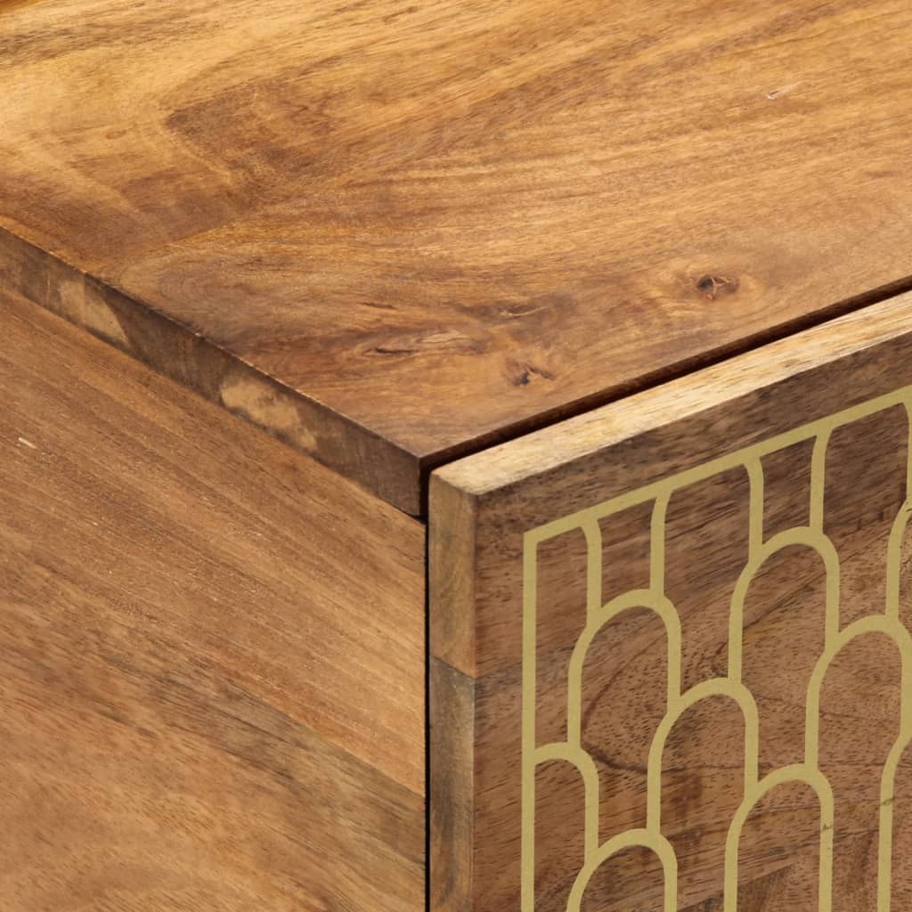 Table basse 80x50x40 cm bois de manguier massif - XIOS