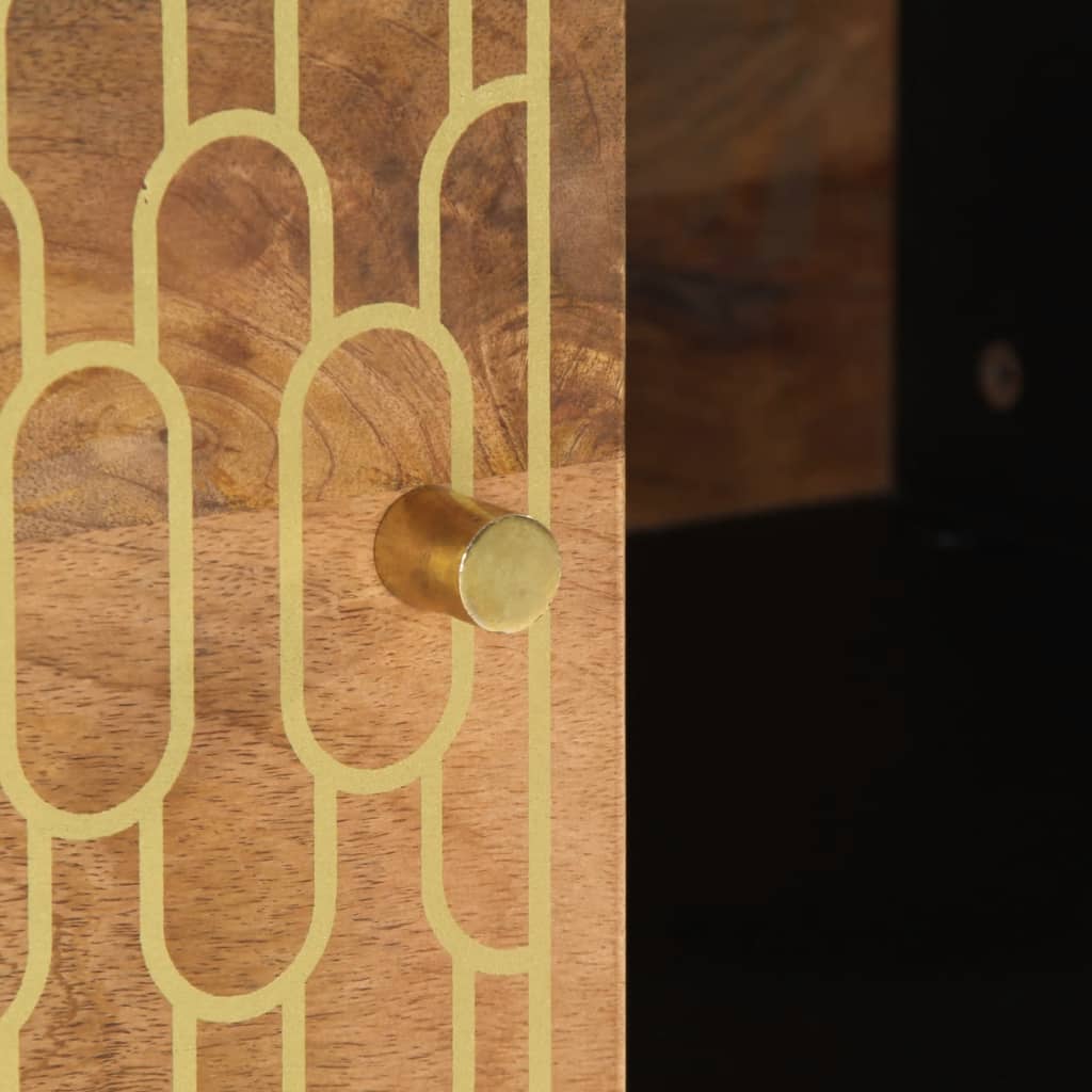 Table basse 80x50x40 cm bois de manguier massif - XIOS