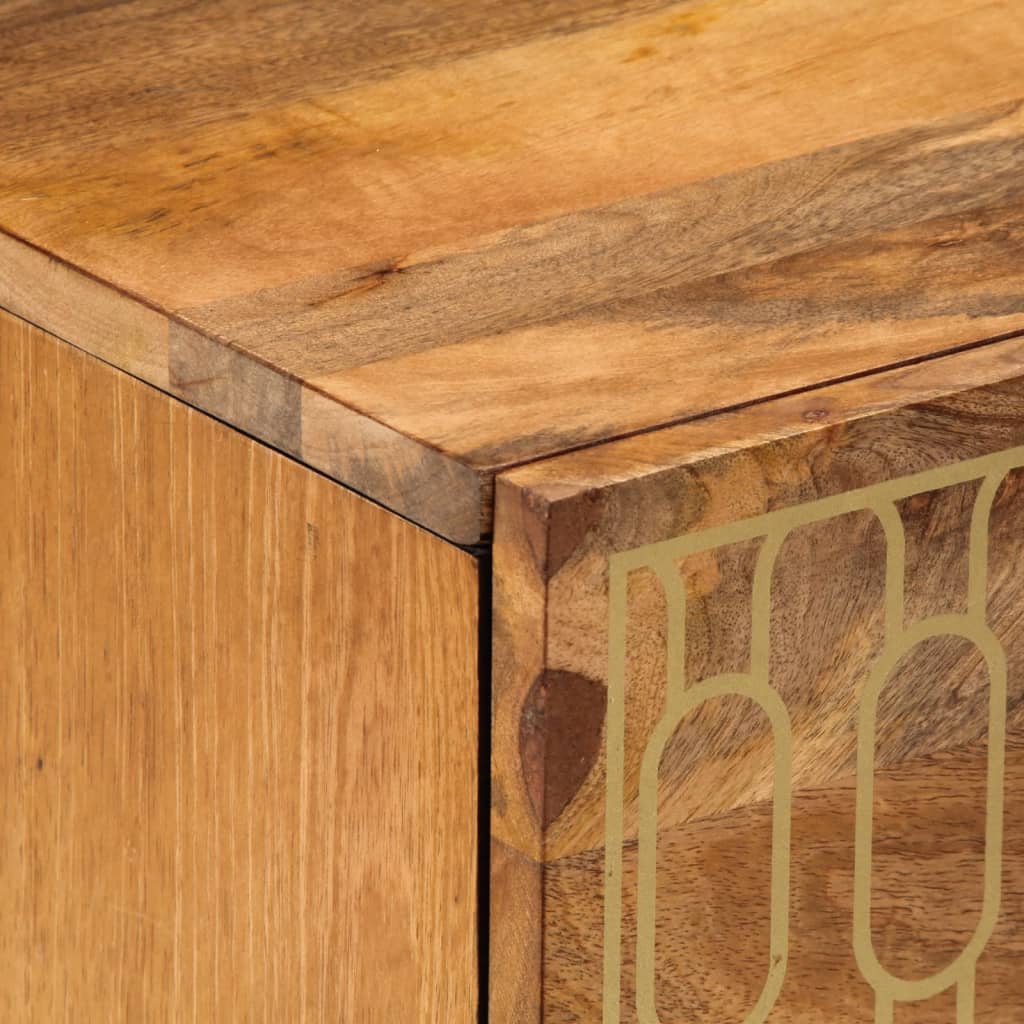 Table de chevet 50x33x62 cm Bois de manguier solide - XIOS