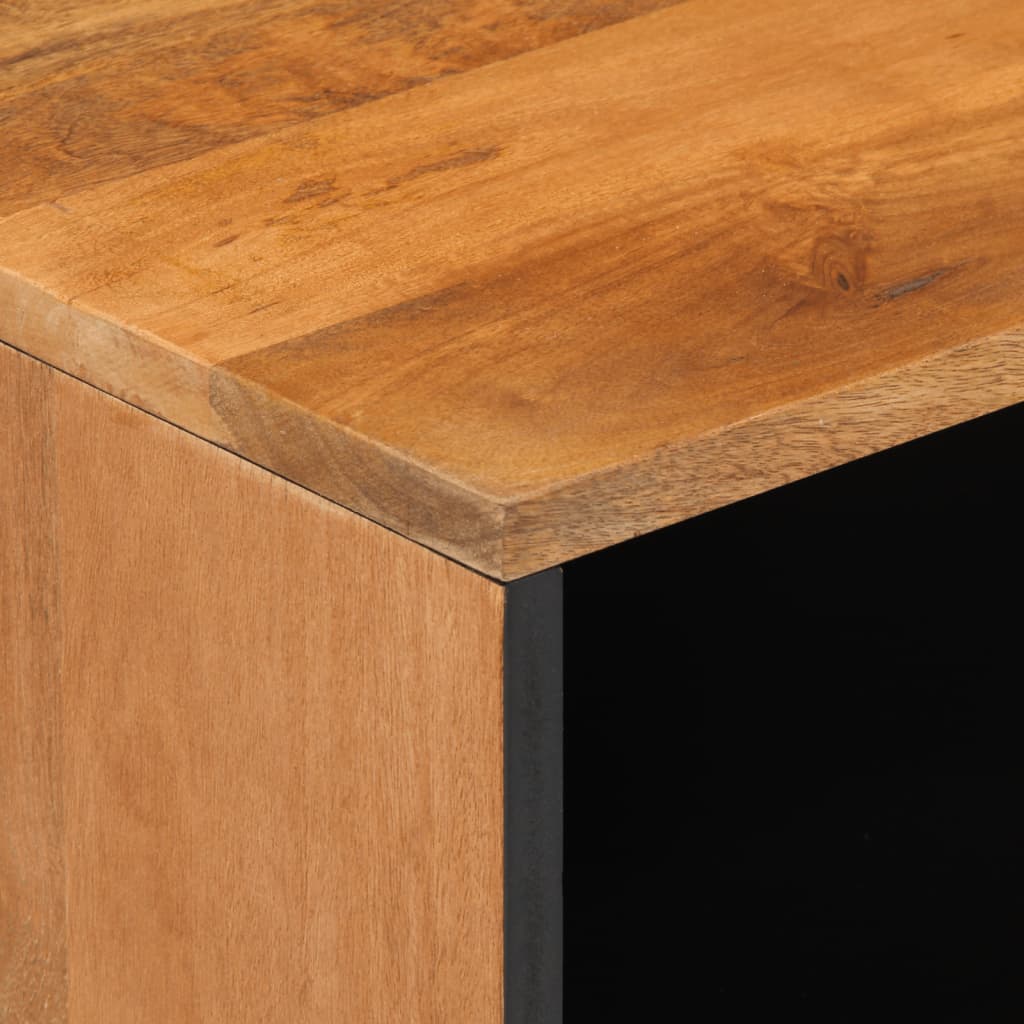 Table de chevet 50x33x62 cm bois de manguier massif - XIOS