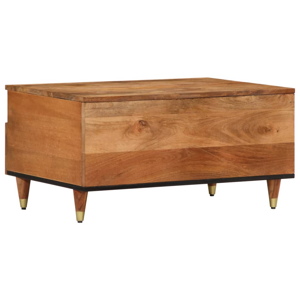 Table basse 80x54x40 cm bois de manguier massif - XIOS