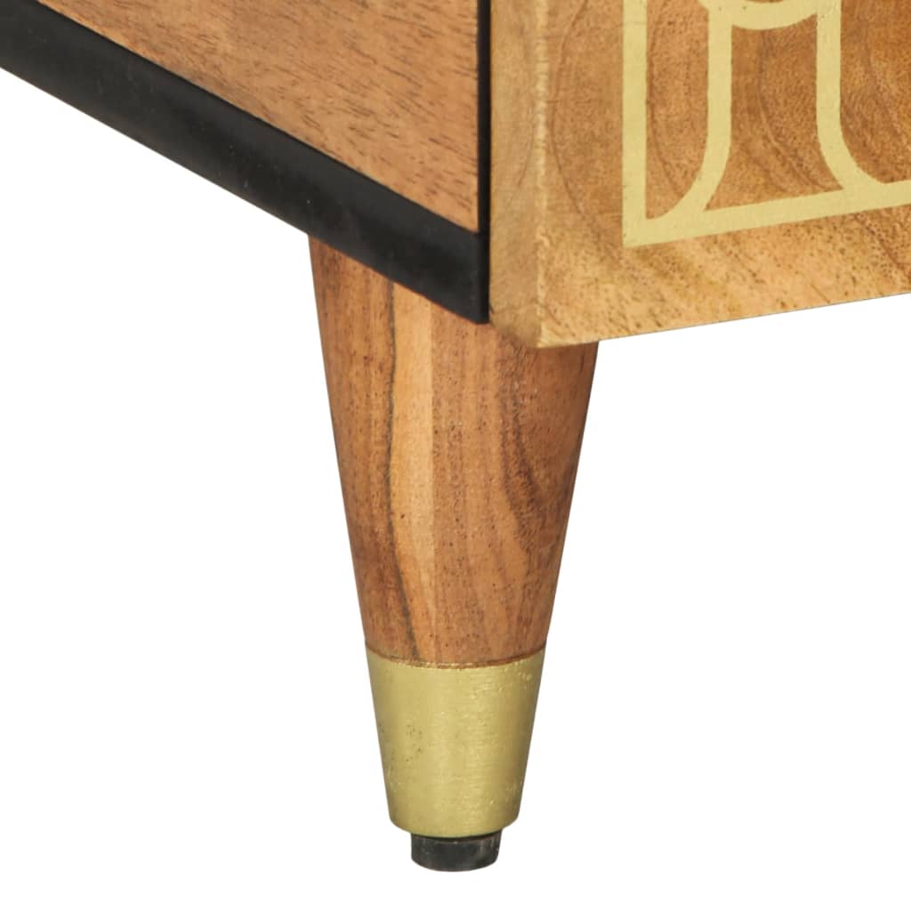 Table basse 80x54x40 cm bois de manguier massif - XIOS