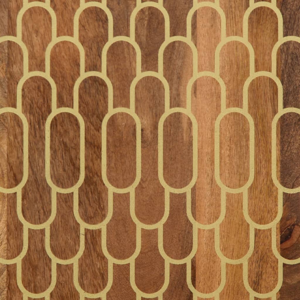 Armoire latérale 60x33x75 cm bois massif de manguier - XIOS