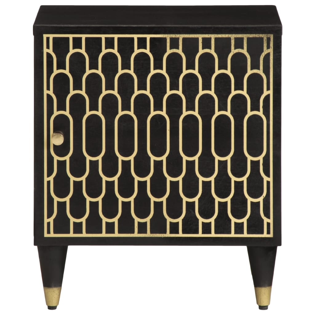 Tables de chevet 2 pcs 40x33x46 cm Bois de manguier solide