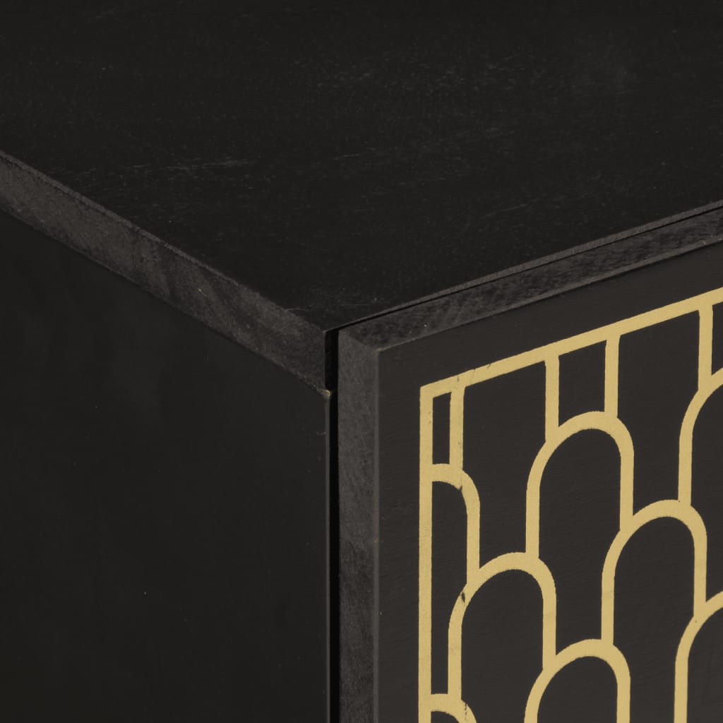 Tables de chevet 2 pcs 40x33x46 cm Bois de manguier solide