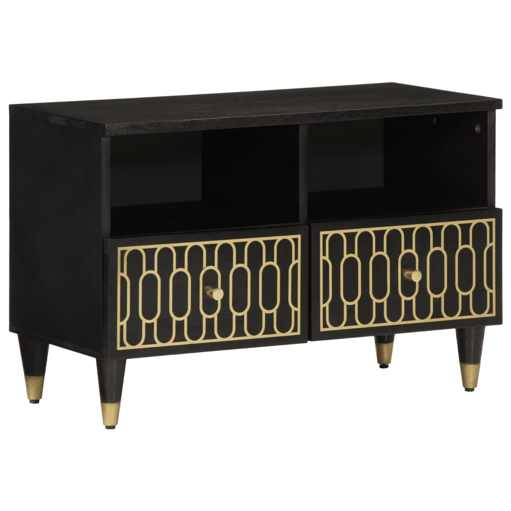 Meuble TV 70x33x46 cm Bois massif de manguier - XIOS