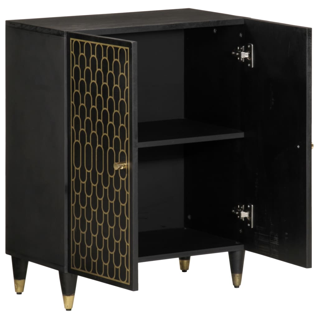 Armoire latérale 60x33x75 cm bois massif de manguier - XIOS