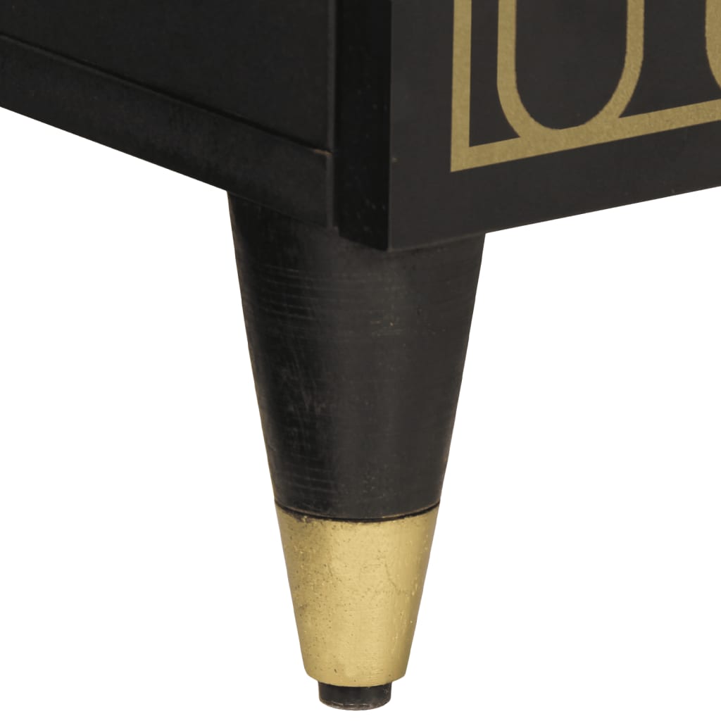 Armoire latérale 60x33x75 cm bois massif de manguier - XIOS