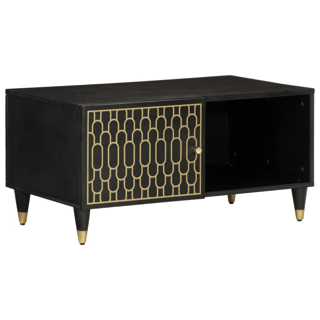 Table basse 80x50x40 cm bois de manguier massif - XIOS