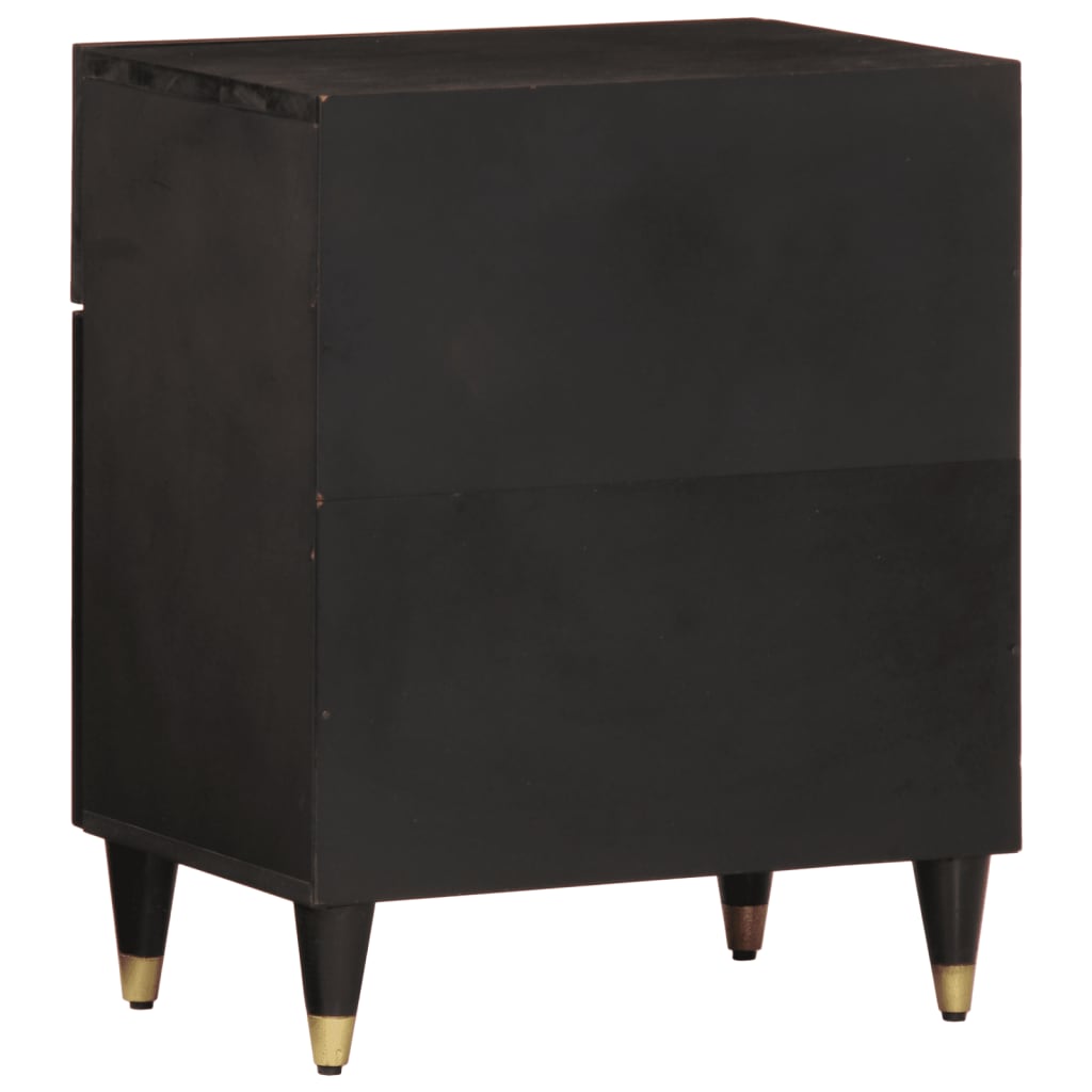 Table de chevet 50x33x60 cm bois de manguier massif - XIOS