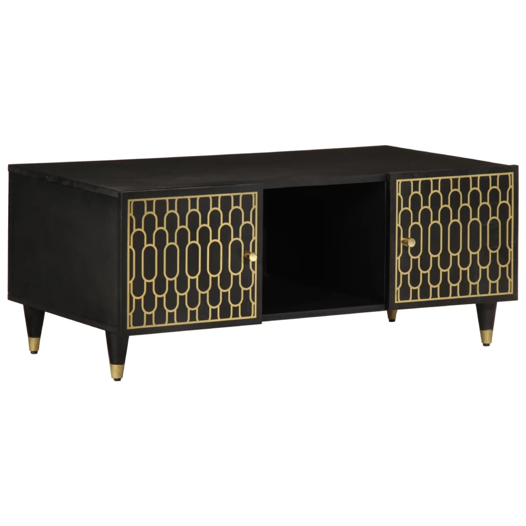 Table basse 100x54x40 cm bois de manguier massif - XIOS