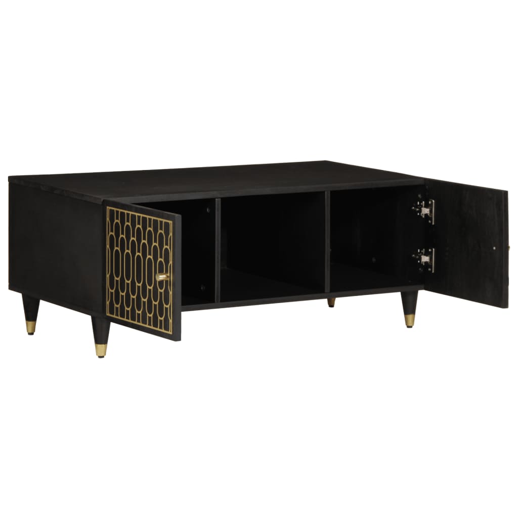 Table basse 100x54x40 cm bois de manguier massif - XIOS